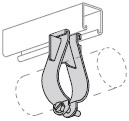 Parallel run pipe clamp